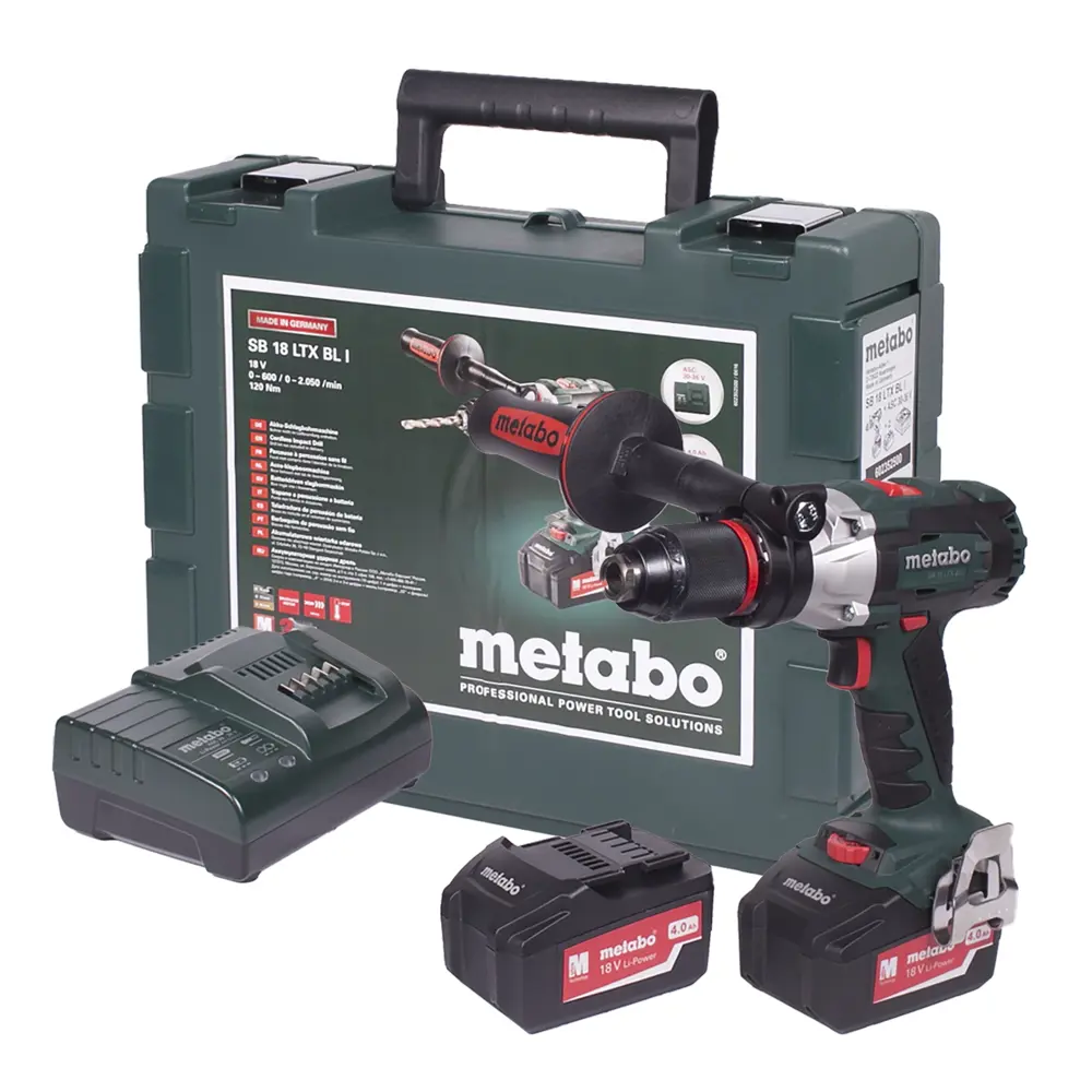 Шуруповерт Metabo SB 18 LTX BL I, Li-ion 18 В, 2 Ач 18119211 STLM-2059082  - Вид №3