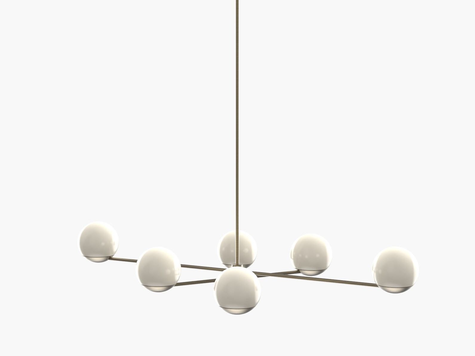 Светодиодный потолочный светильник ручной работы Cameron Design House Мяч и обруч ARCH-00124294 - Вид №6