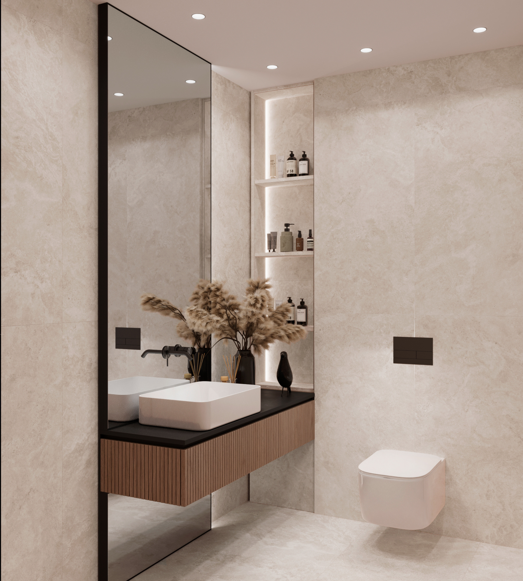 Керамогранит ARAWAK WHITE 60х120 Arcadia Ceramica RT7004-B STLM-2157088 89462700 MATT - Вид №1