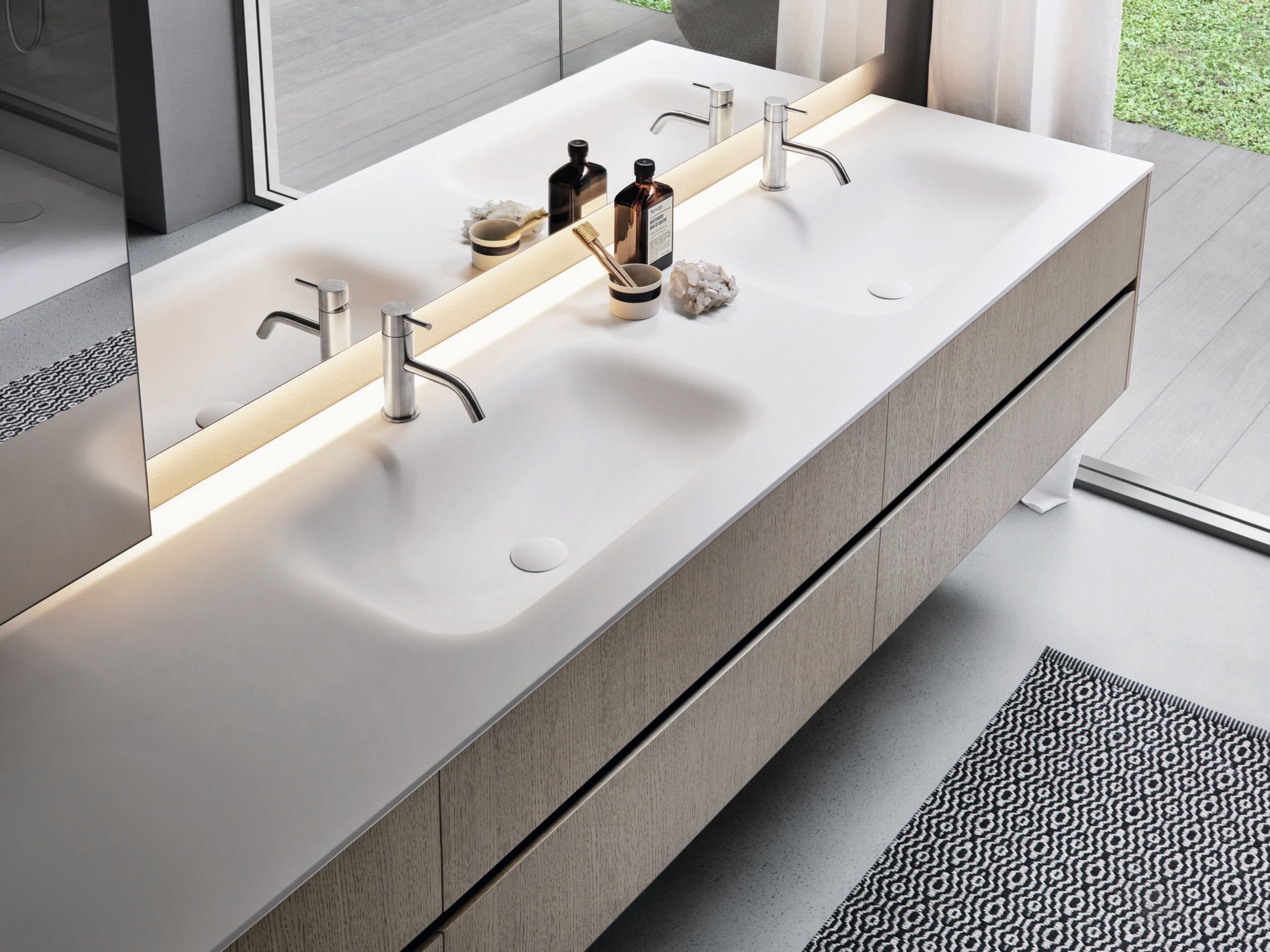 Мебель для ванной комнаты из дуба Noorth синтез ARCH-00088395 - Вид №2