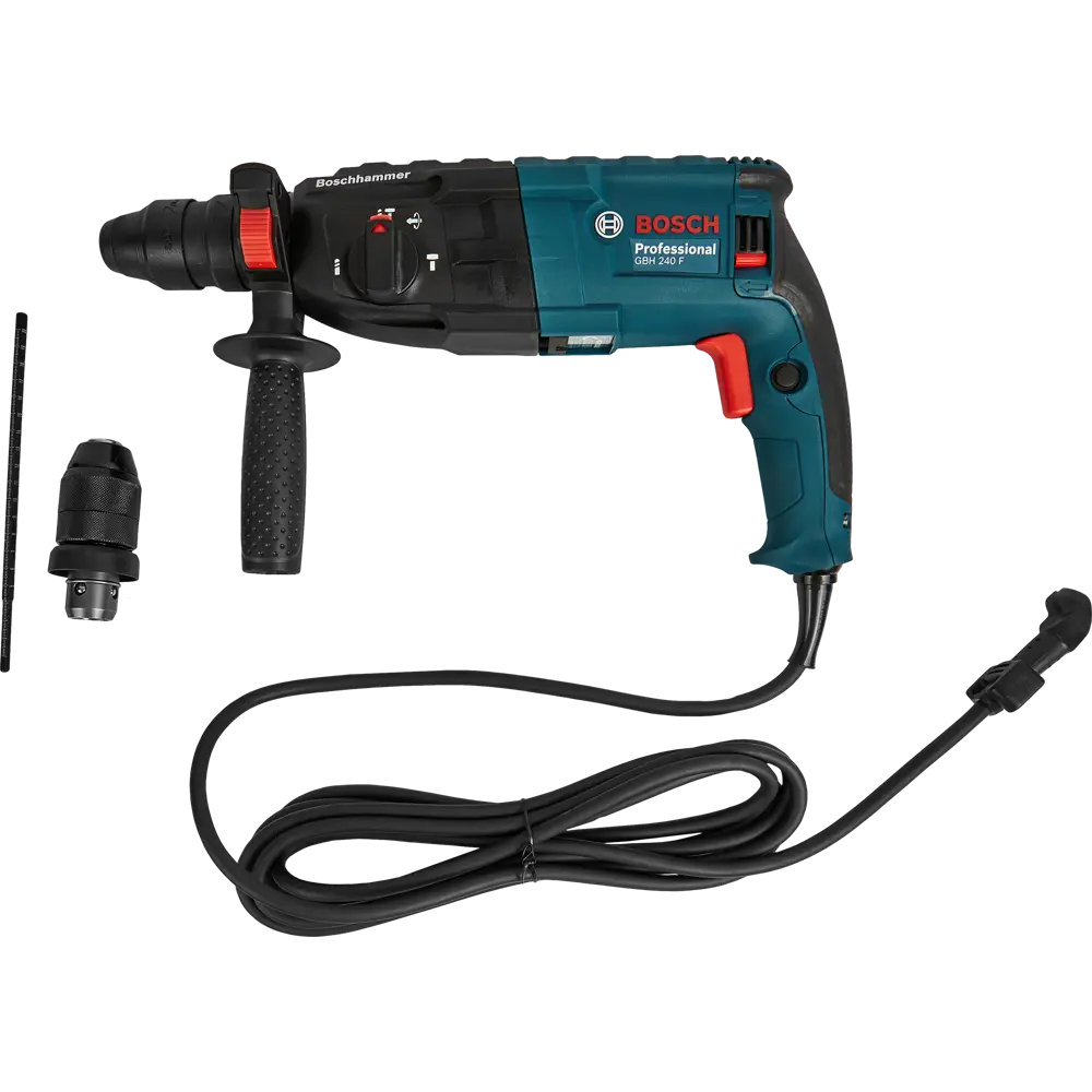 Перфоратор сетевой SDS-plus Bosch Professional GBH 240 F 0611273000, 790 Вт, 2.7 Дж, быстрозажимной патрон в комплекте STLM-2075488 - Вид №5