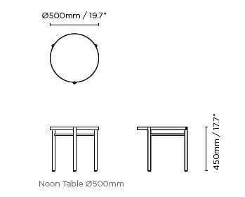 Деревянный круглый низкий журнальный столик Ross Gardam полдень ARCH-00051910 - Вид №8