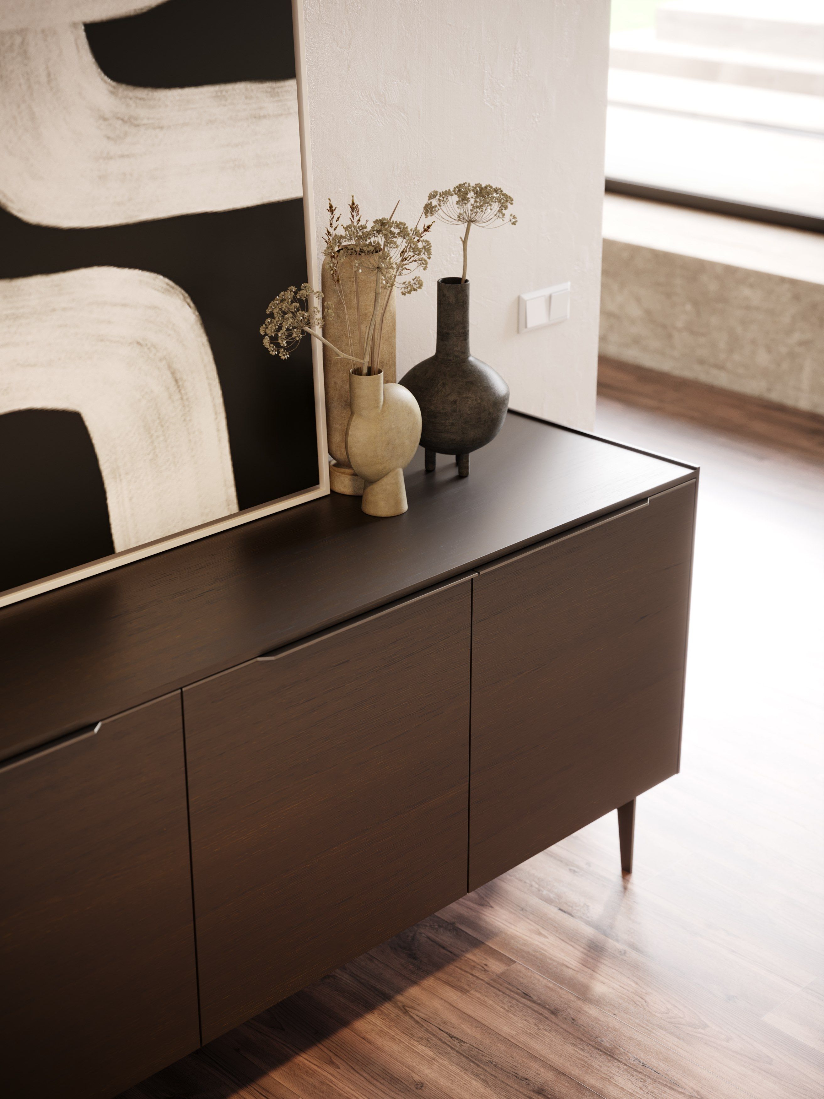 Шкаф из дуба с распашными дверями Stylish Club Landform ARCH-00065880 - Вид №8