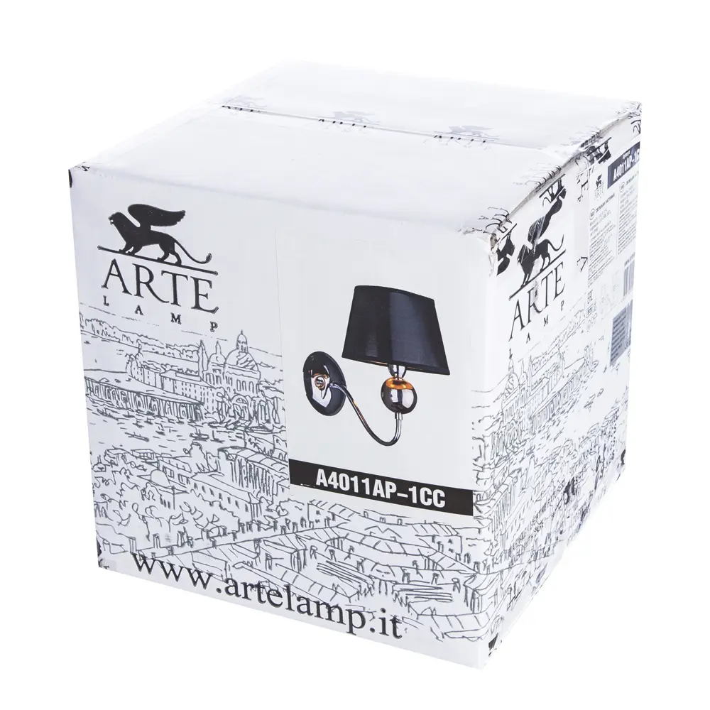 Бра Turandot 1xE14x40 Вт, металл/пластик, цвет хром/мультиколор Arte Lamp STLM-2154670 - Вид №7