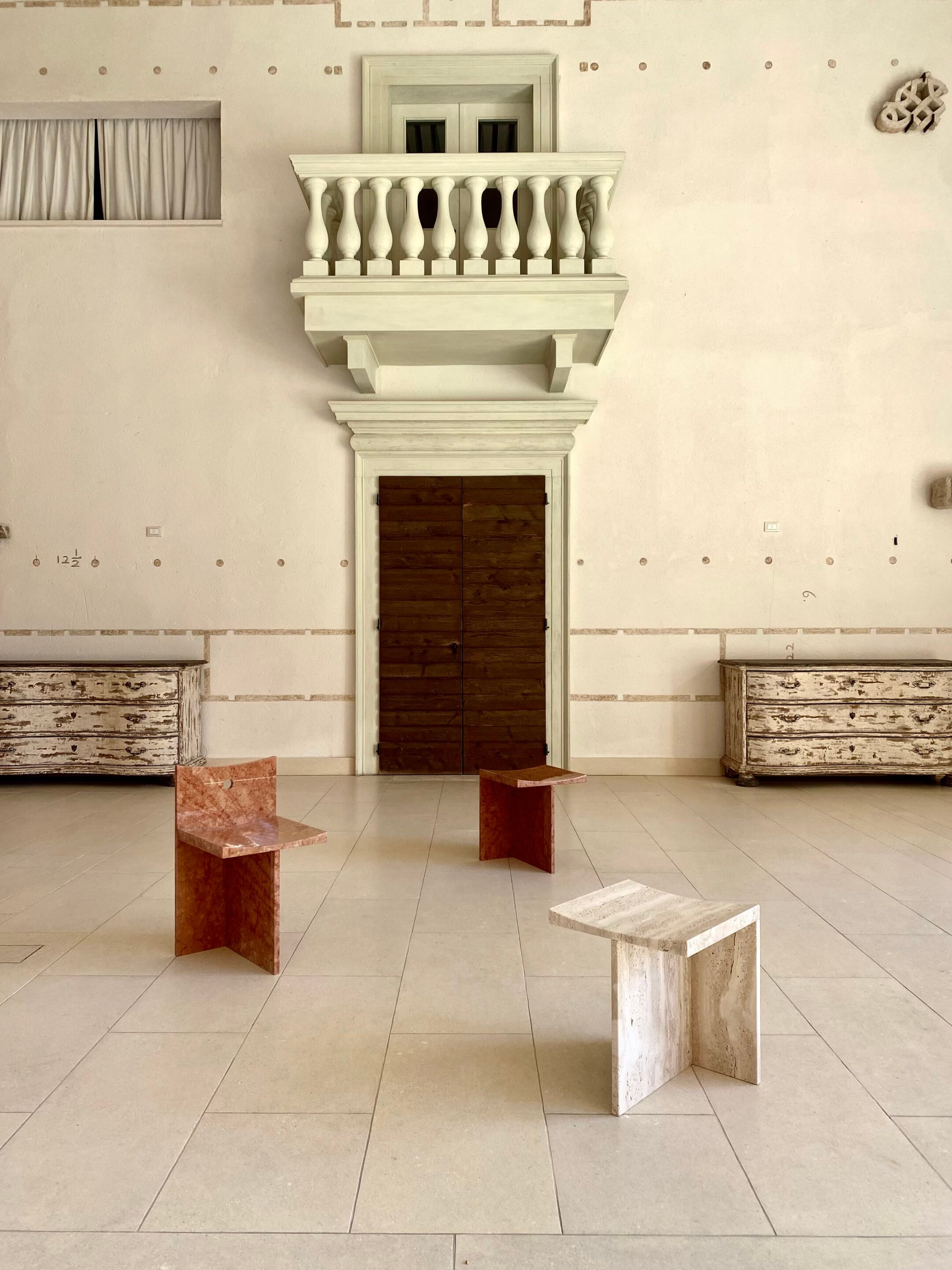 Верона красный мраморный табурет Pistore Marmi Pistore Marmi X McGannon Saad ARCH-00116748 - Вид №6