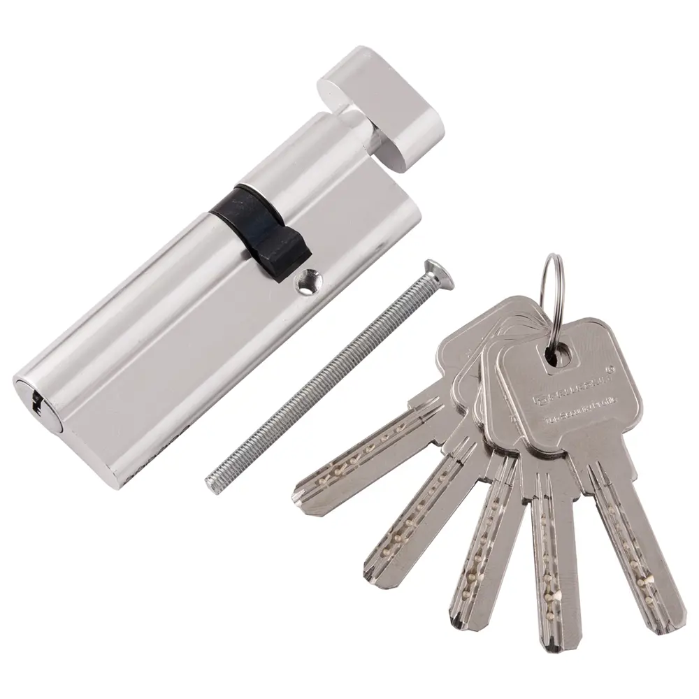 Цилиндр Standers ключ/вертушка 30х60 хром, TT-CANB3060CR STLM-2083977 - Вид №1