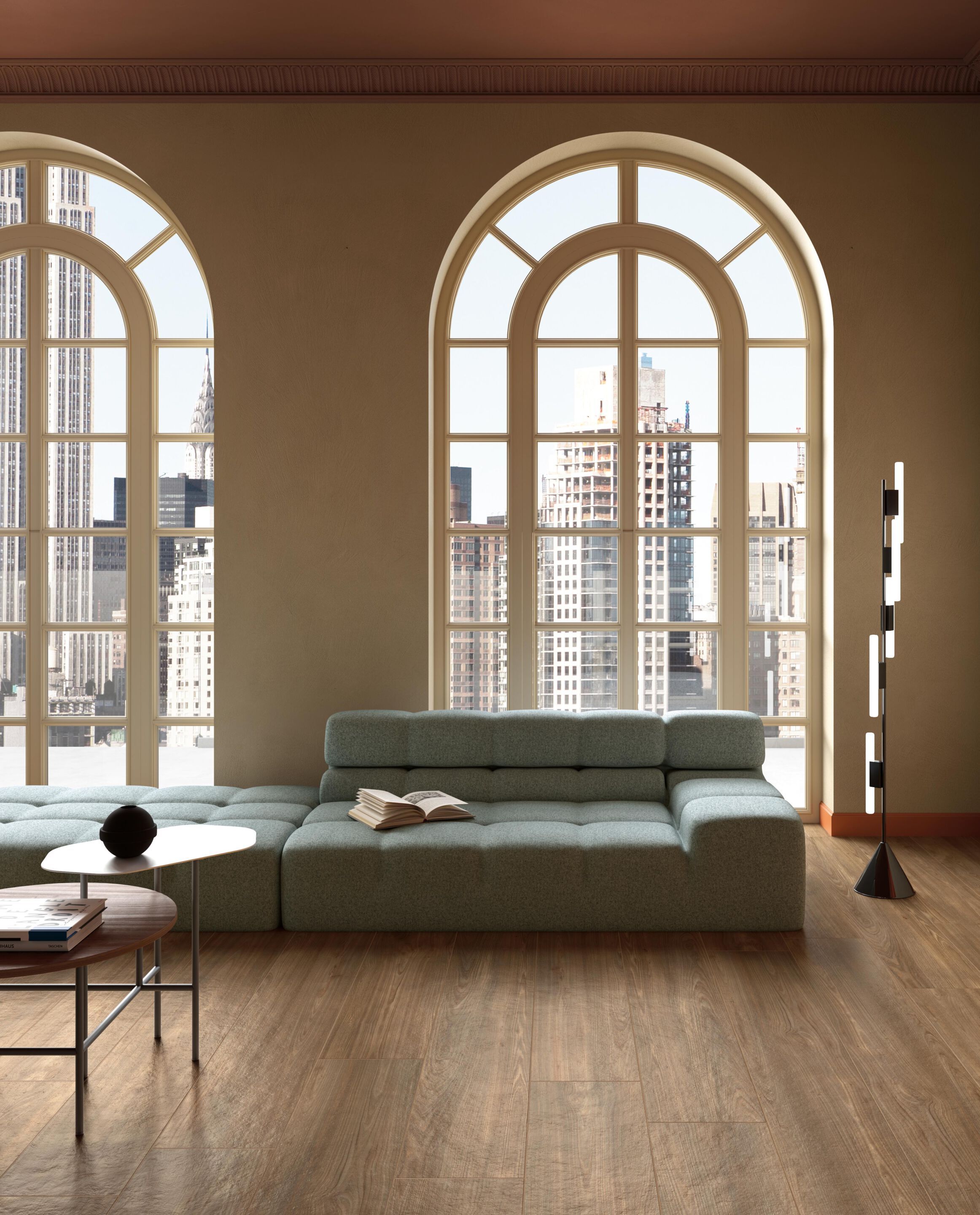 Пол/облицовка из керамогранита с эффектом древесины CERAMICA DEL CONCA NATIVE ARCH-00042119 - Вид №4