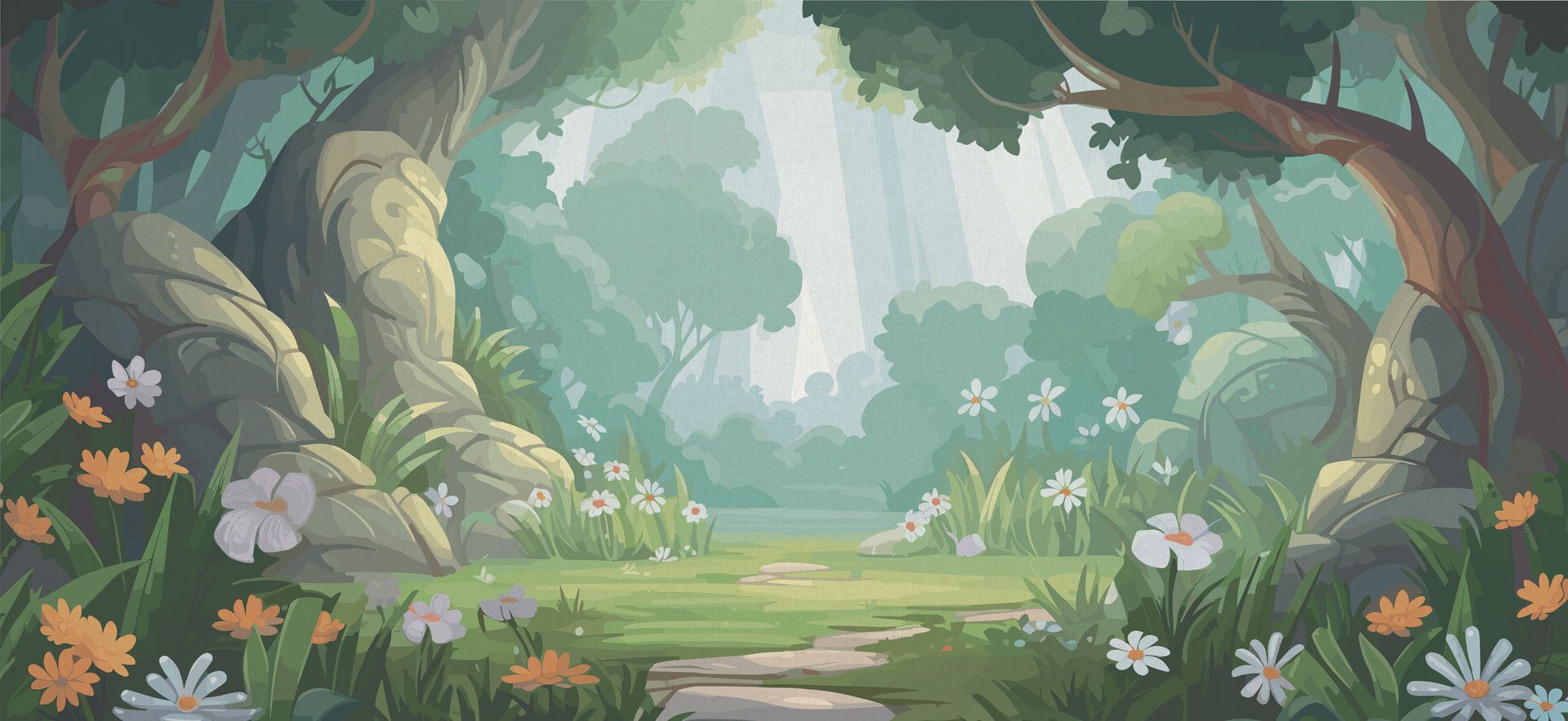 Панорамные обои для детей Rimura 2025 ARCH-00099272 - Вид №1