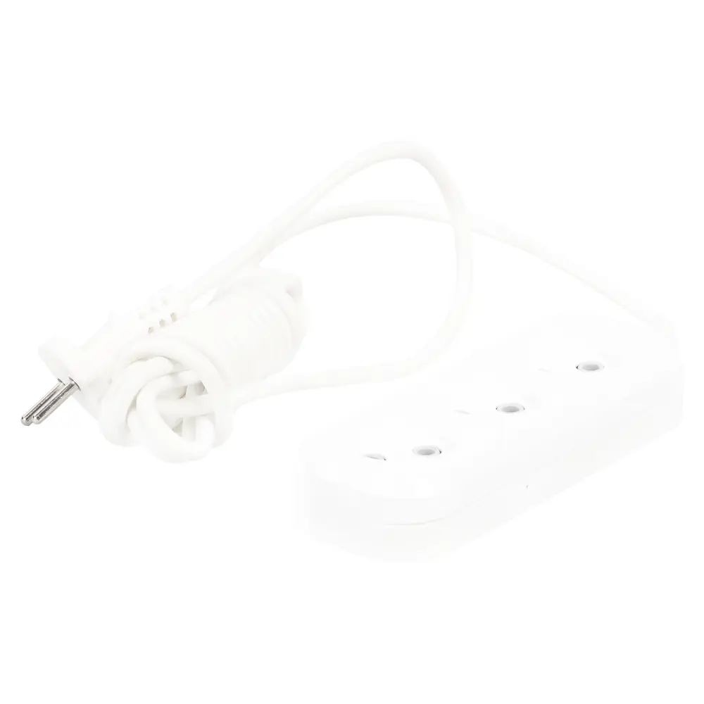 Удлинитель без заземления Lux 3 розетки 3 м цвет белый STLM-2009464