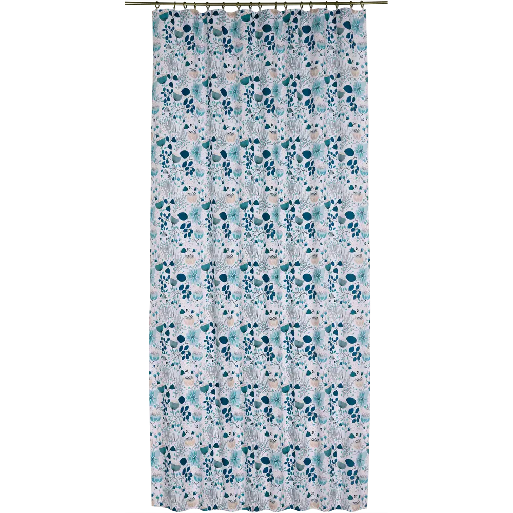 Штора на ленте «Голубой Лотос», 145х260 см, цвет голубой ВАСИЛИСА STLM-2106769