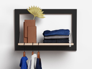 Вешалка для одежды из фанеры