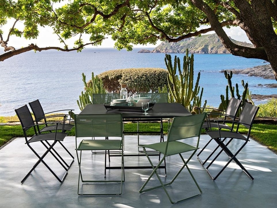 Стальной складной садовый стул Fermob PLEIN AIR ARCH-00023816 - Вид №1