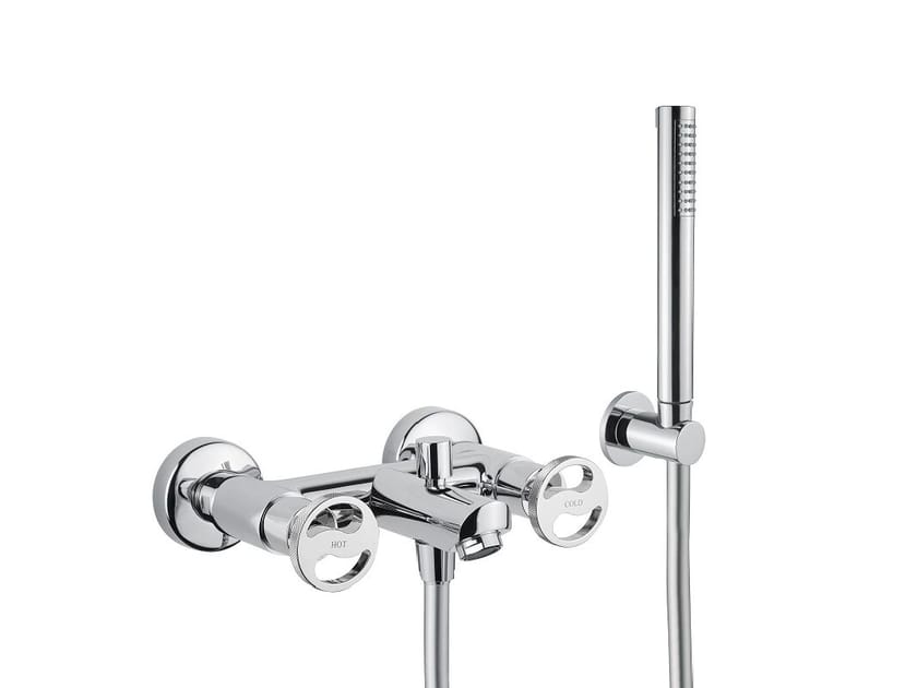 Хромированный латунный настенный смеситель для ванны Bugnatese тысяча девятьсот пятьдесят ARCH-00035131