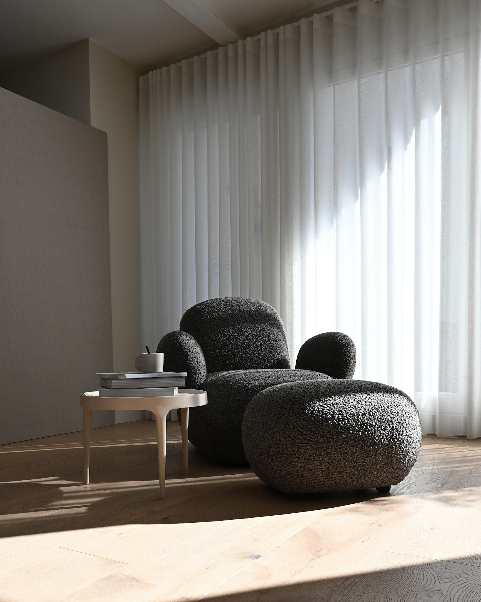 Круглый пуф из ткани 101 Copenhagen Toe ARCH-00000089 - Вид №4