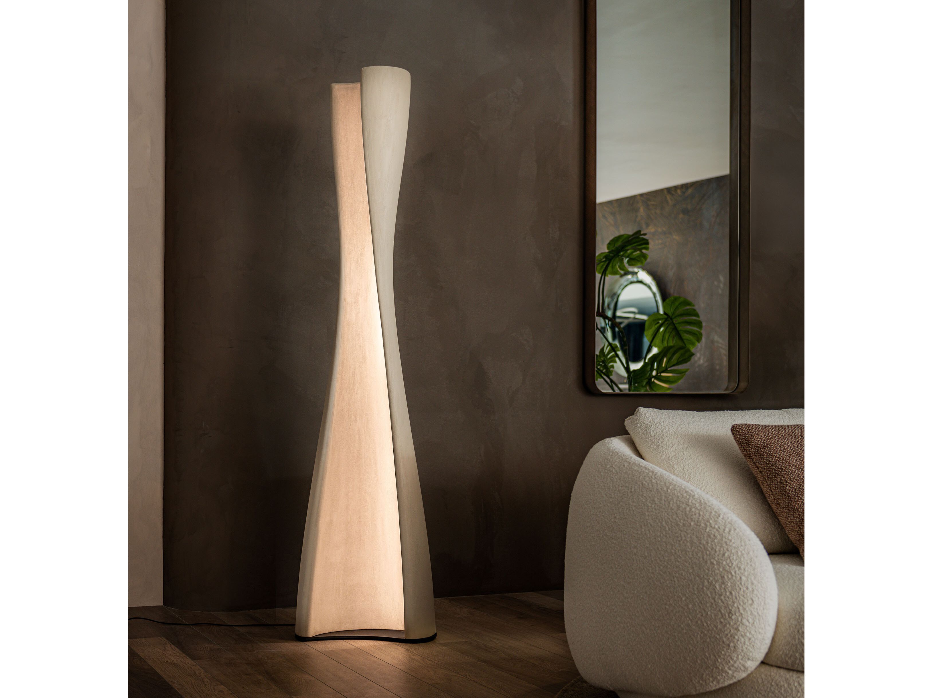 Ручной работы светодиодный глиняный торшер Cattelan italia DIPLOMA ARCH-00049457