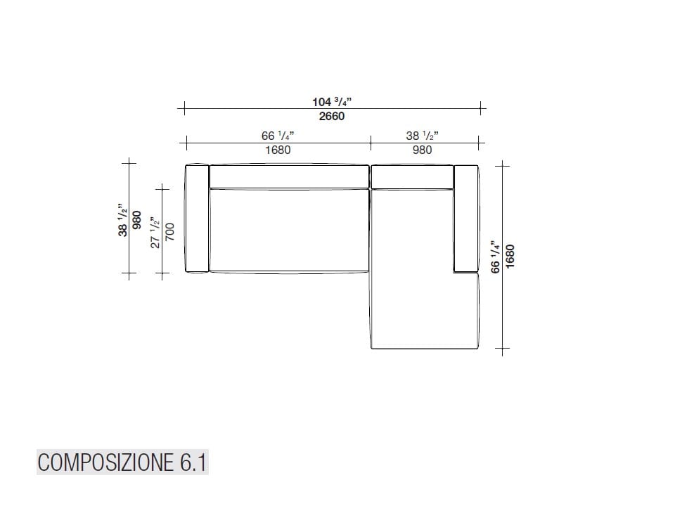 Секционный диван из ткани Lema SNAP ARCH-00147146 - Вид №11