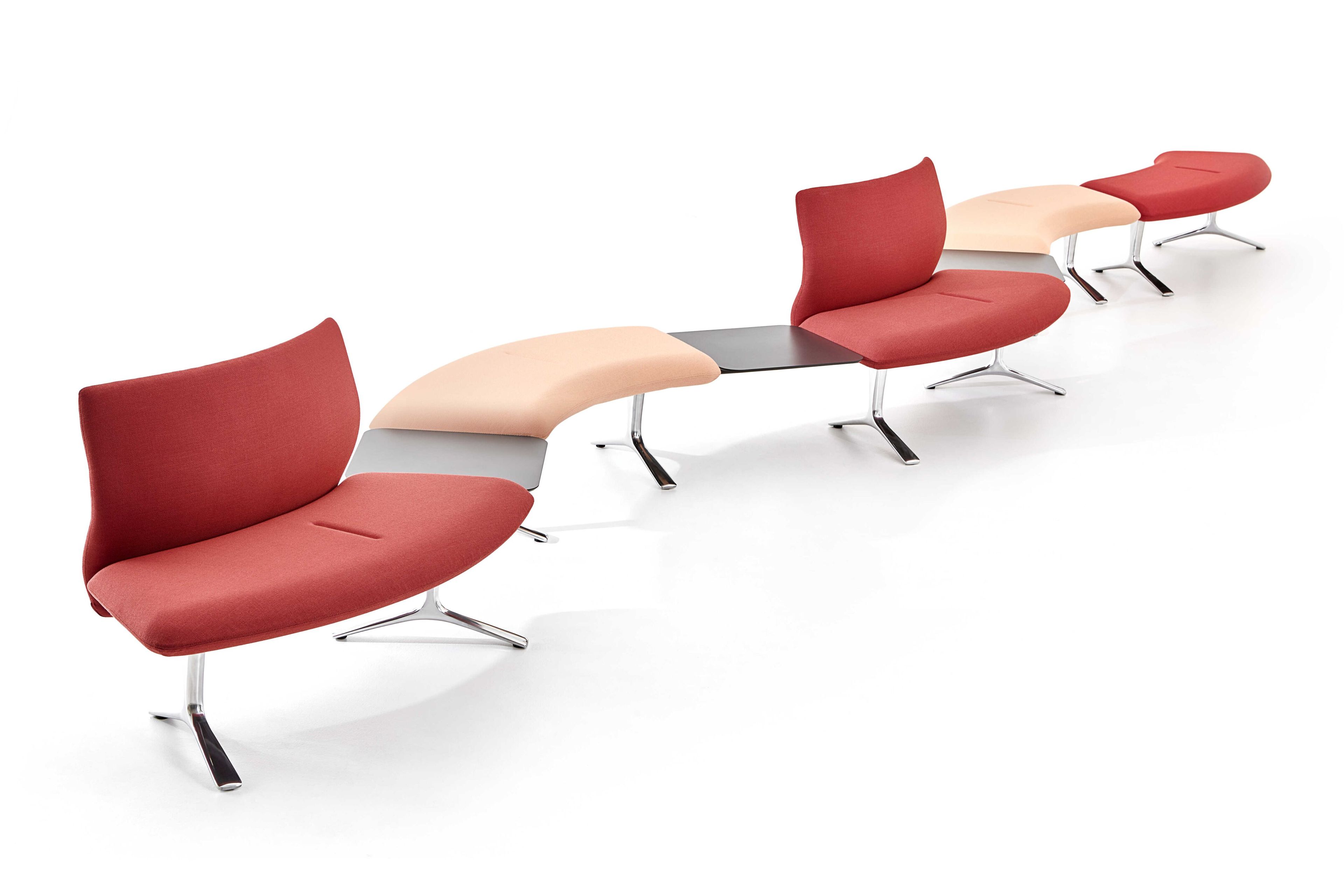 Модульная скамья из ткани без спинки VAGHI Mewa ARCH-00134179 - Вид №2