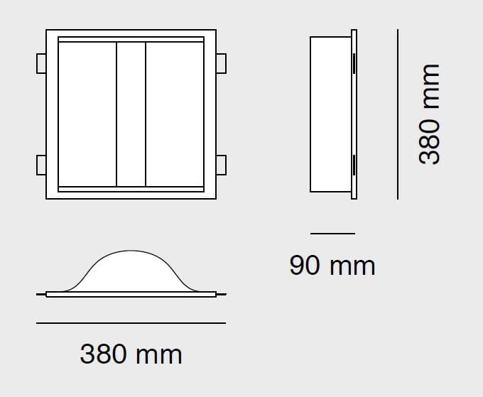 Настенный светильник BETALY® 9010 novantadieci STILO ARCH-00104989 - Вид №4