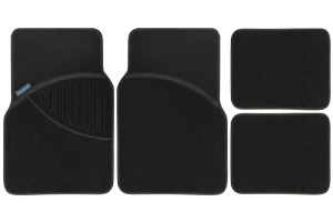 16099190 Коврики салона универсальные, 4 шт., текстильные, черные 924-BLK Michelin