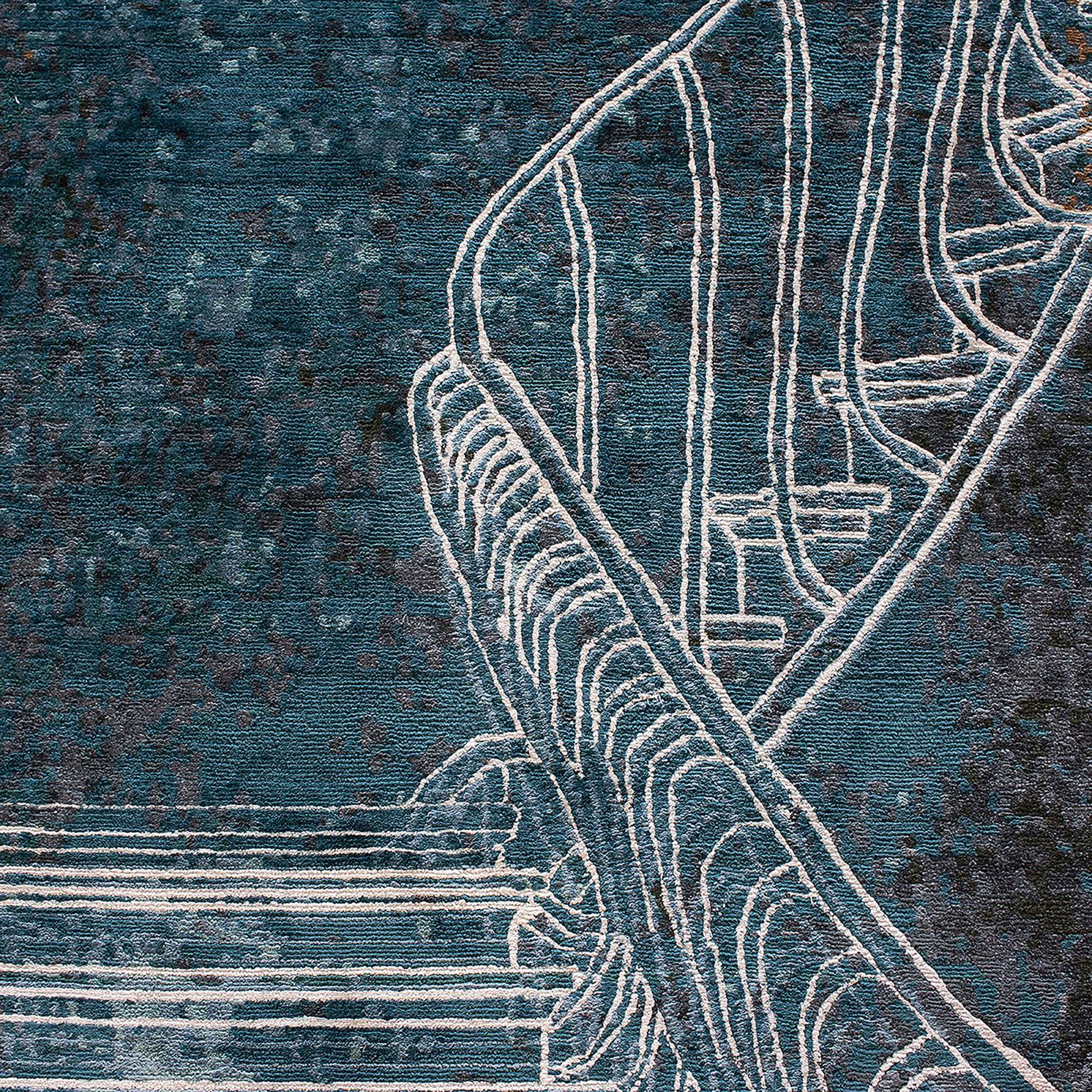 Прямоугольный ковер ручной работы Tapis Rouge La Scala ARCH-00086630 - Вид №2