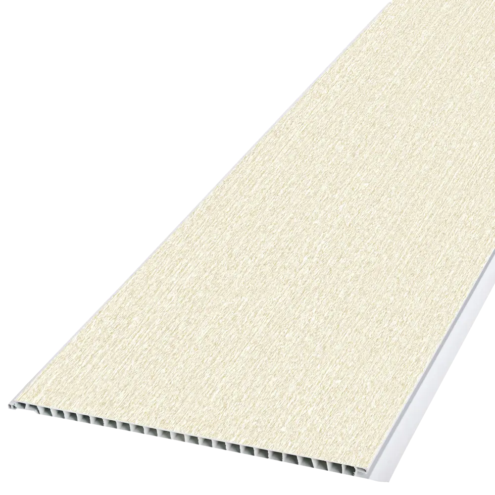 Панель ПВХ Травертино бежевый 8 мм 2700х250 мм 0.675 м² КРОНАПЛАСТ STLM-2161107 - Вид №2