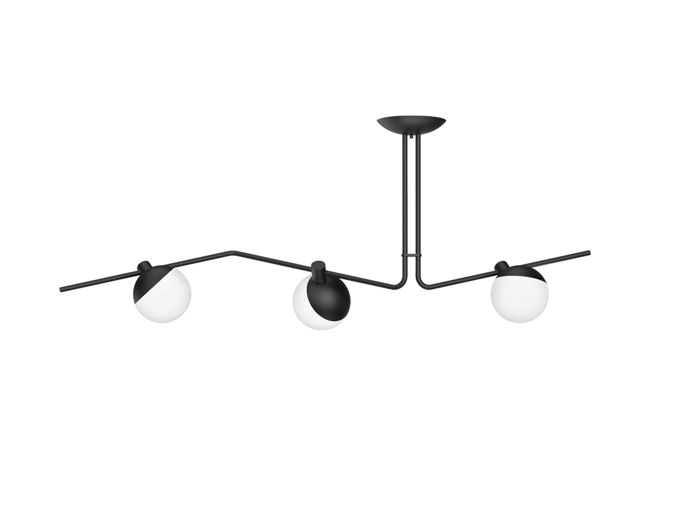 Светодиодный потолочный светильник из стали и стекла Grupa Baluna ARCH-00122583