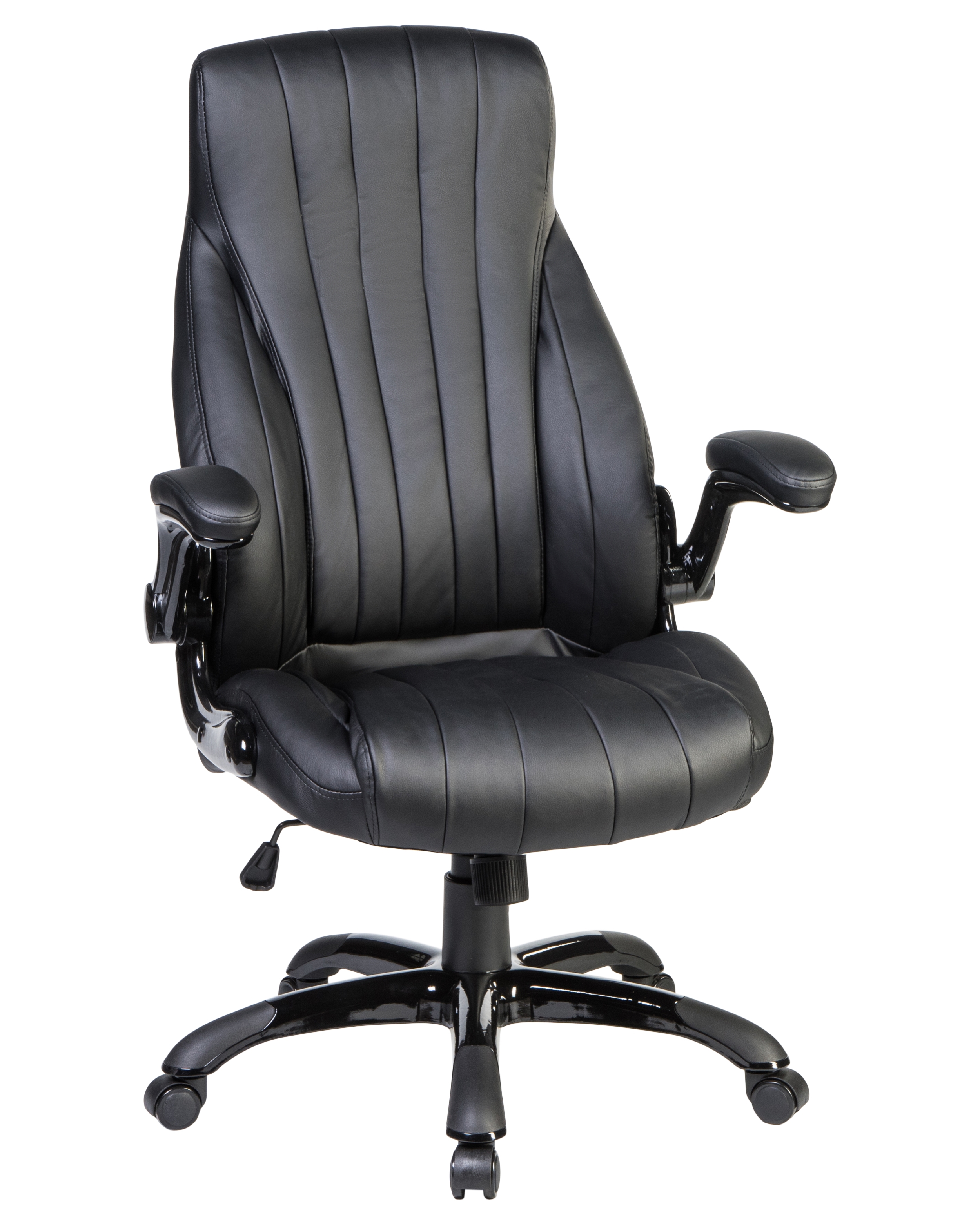 92707848 Офисное кресло Warren искусственная кожа цвет черный STLM-0536321 DOBRIN