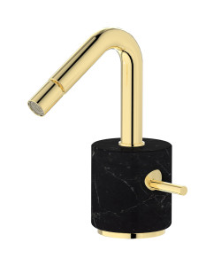 Смеситель для биде на 1 отверстие в комплекте с донным клапаном. WE ARE IB mr220ii_2 Pale Gold Marmo