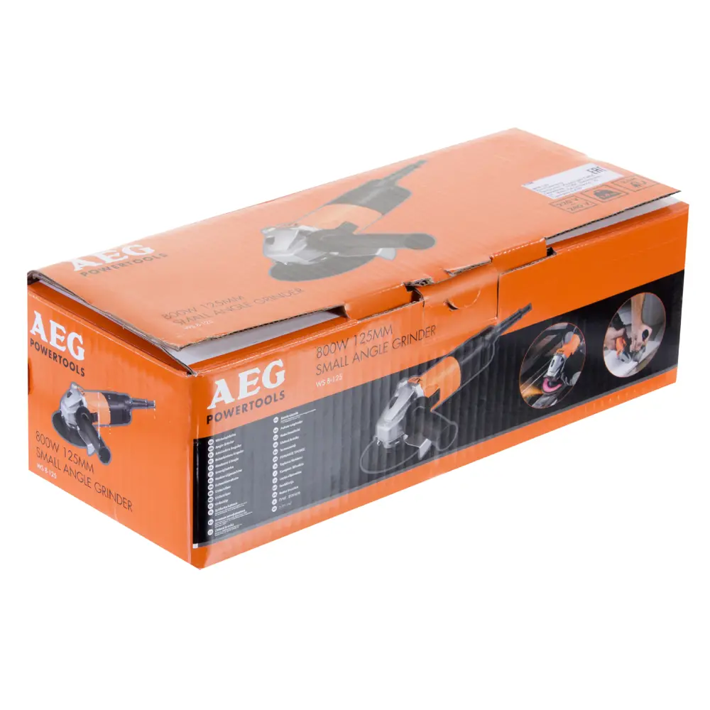 Углошлифовальная машина (болгарка) AEG WS8-125, 800 Вт, 125 мм STLM-2045794 - Вид №4