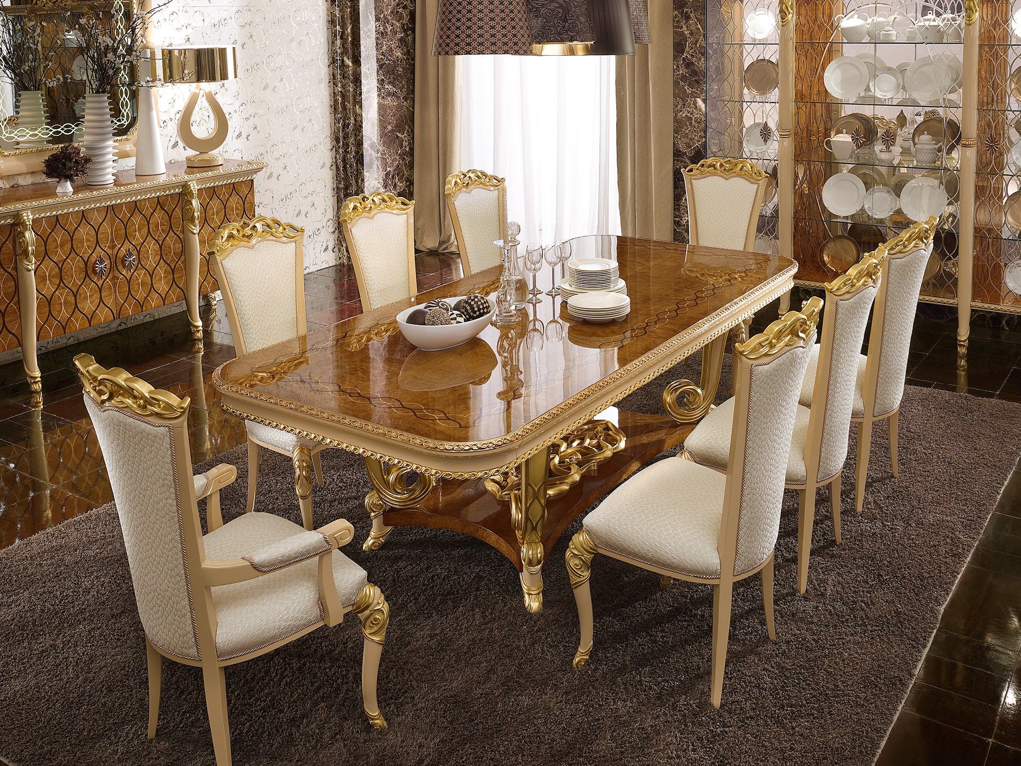 Прямоугольный выдвижной стол для гостиной A.R. Arredamenti ARCH-00045054 - Вид №1