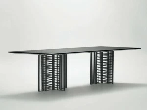 da a Прямоугольный обеденный стол из металла
