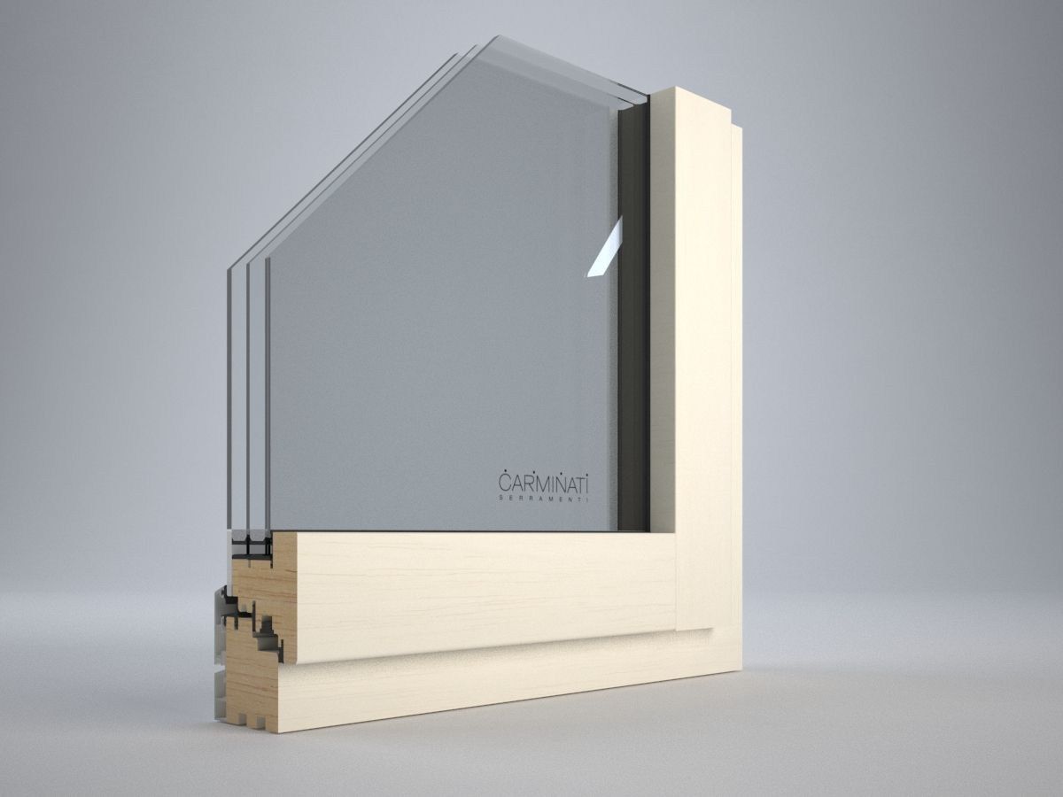 Раздвижные деревянные и стеклянные двери-окна с тройным остеклением Carminati Vitrum System ARCH-00099188 - Вид №7