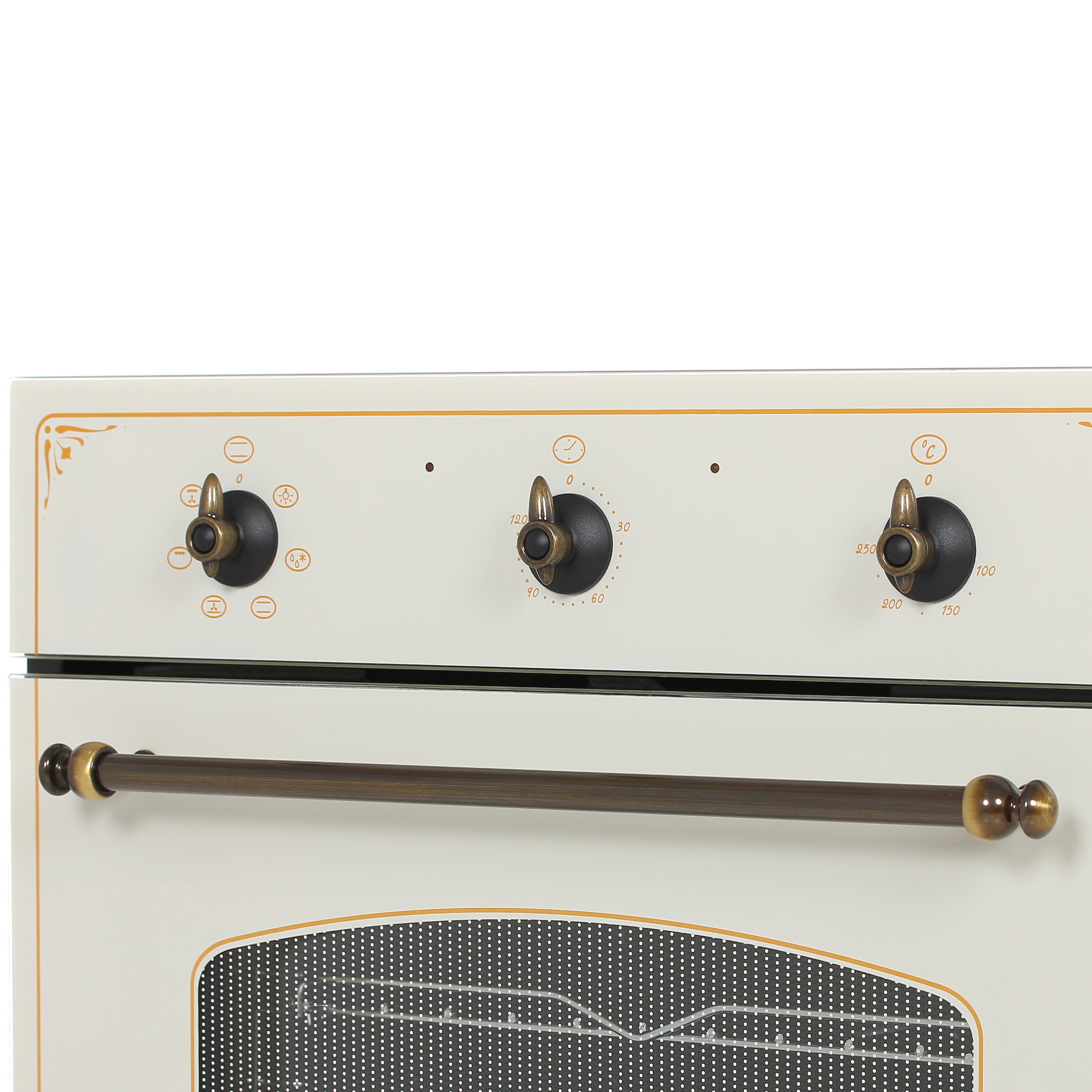 8121971 Электрический духовой шкаф De Luxe 6006.03эшв-037 бежевый STDN-0053495 - Вид №3