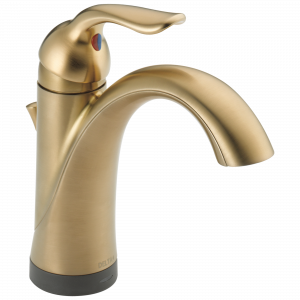 538T-CZ-DST Смеситель для ванной с одной ручкой с технологией Touch2O.xt® Delta Faucet Lahara Шампанское бронза
