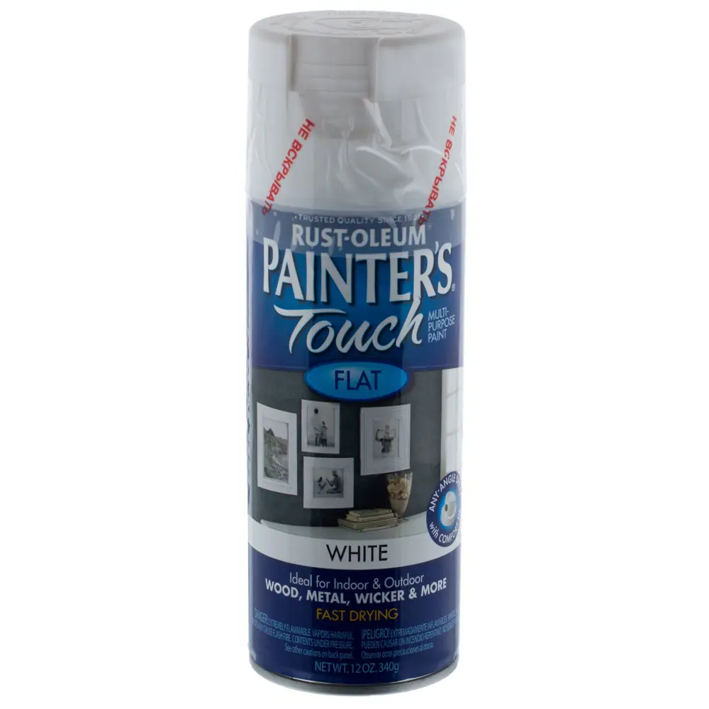 Краска аэрозольная Paint Touch матовая цвет белый 340 г RUST-OLEUM STLM-2149773 - Вид №1