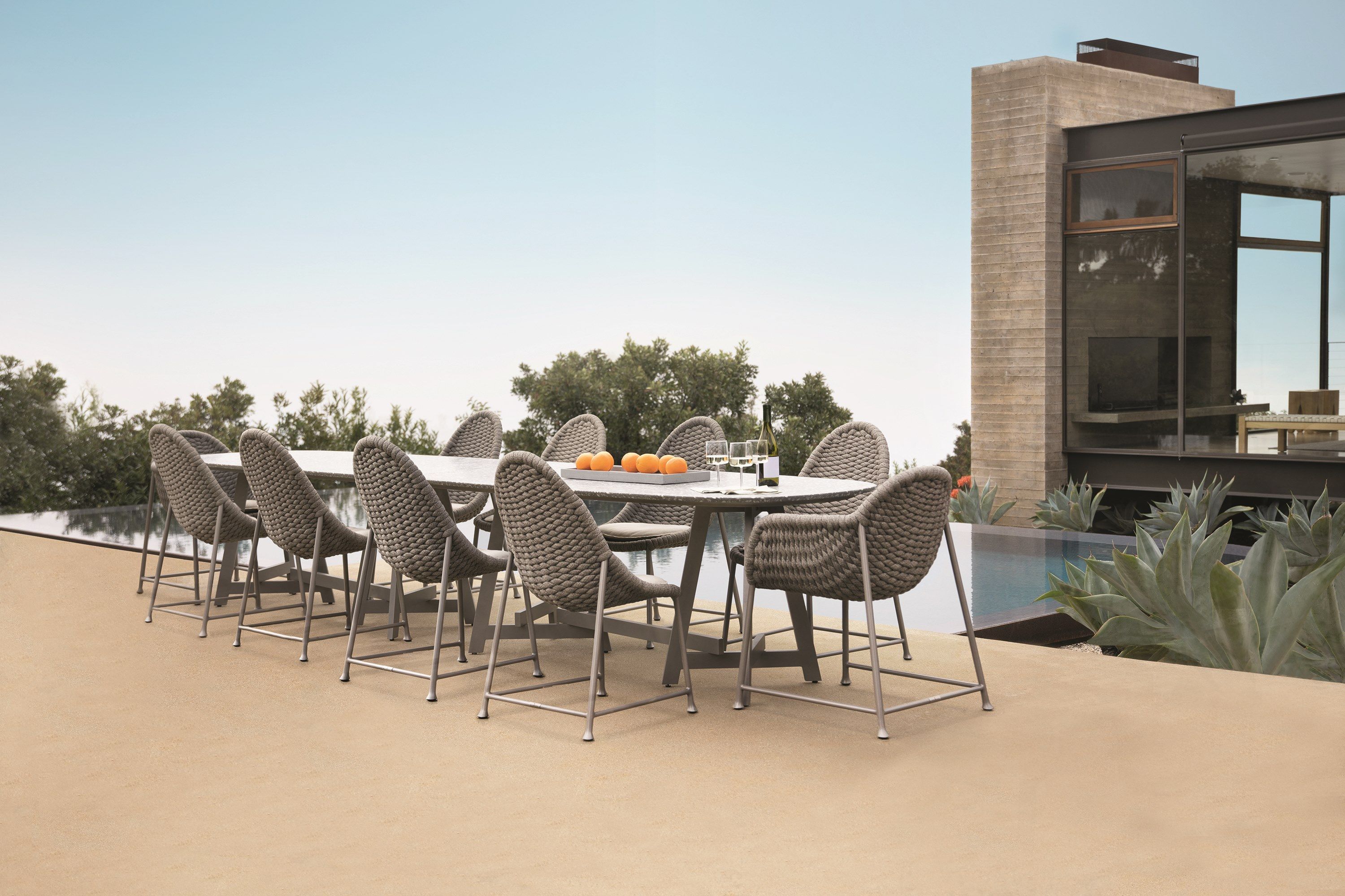 Олефиновый садовый стул с подлокотниками JANUS et Cie Chopstix ARCH-00009191 - Вид №6