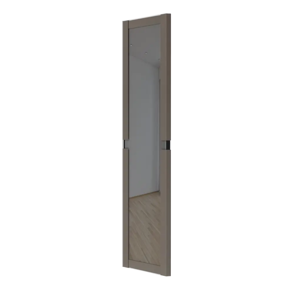 Дверь-купе KONSENSA 244.5x60.4 см с зеркалом профиль черный узкий 89443990 STLM-2001909  - Вид №12