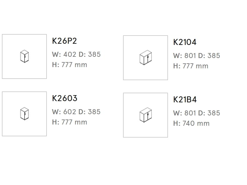 Офисная мебель с распашными дверями MDD Basic ARCH-00034595 - Вид №2