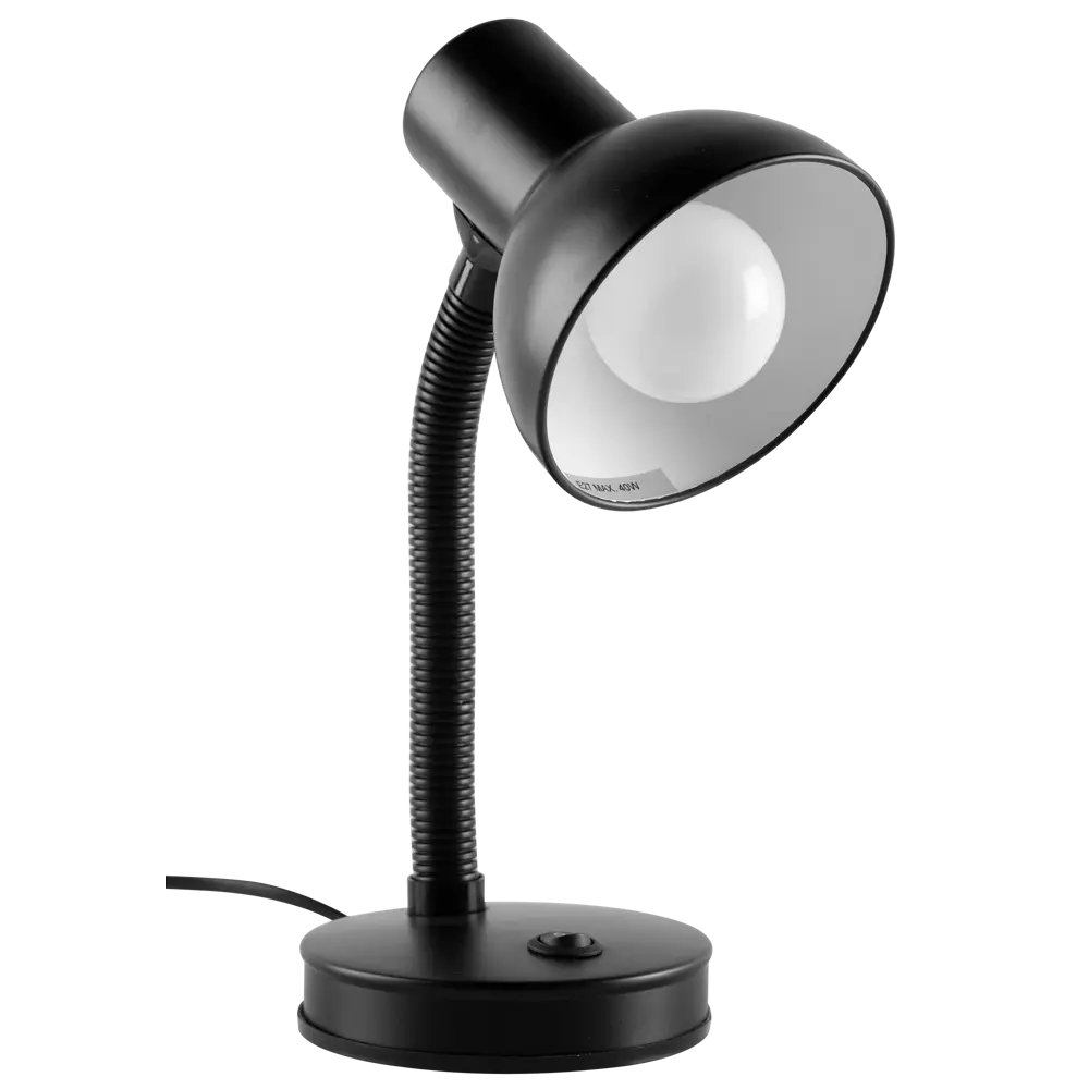 Настольная лампа Inspire Buro E27x40 Вт цвет чёрный STLM-2073395 - Вид №1