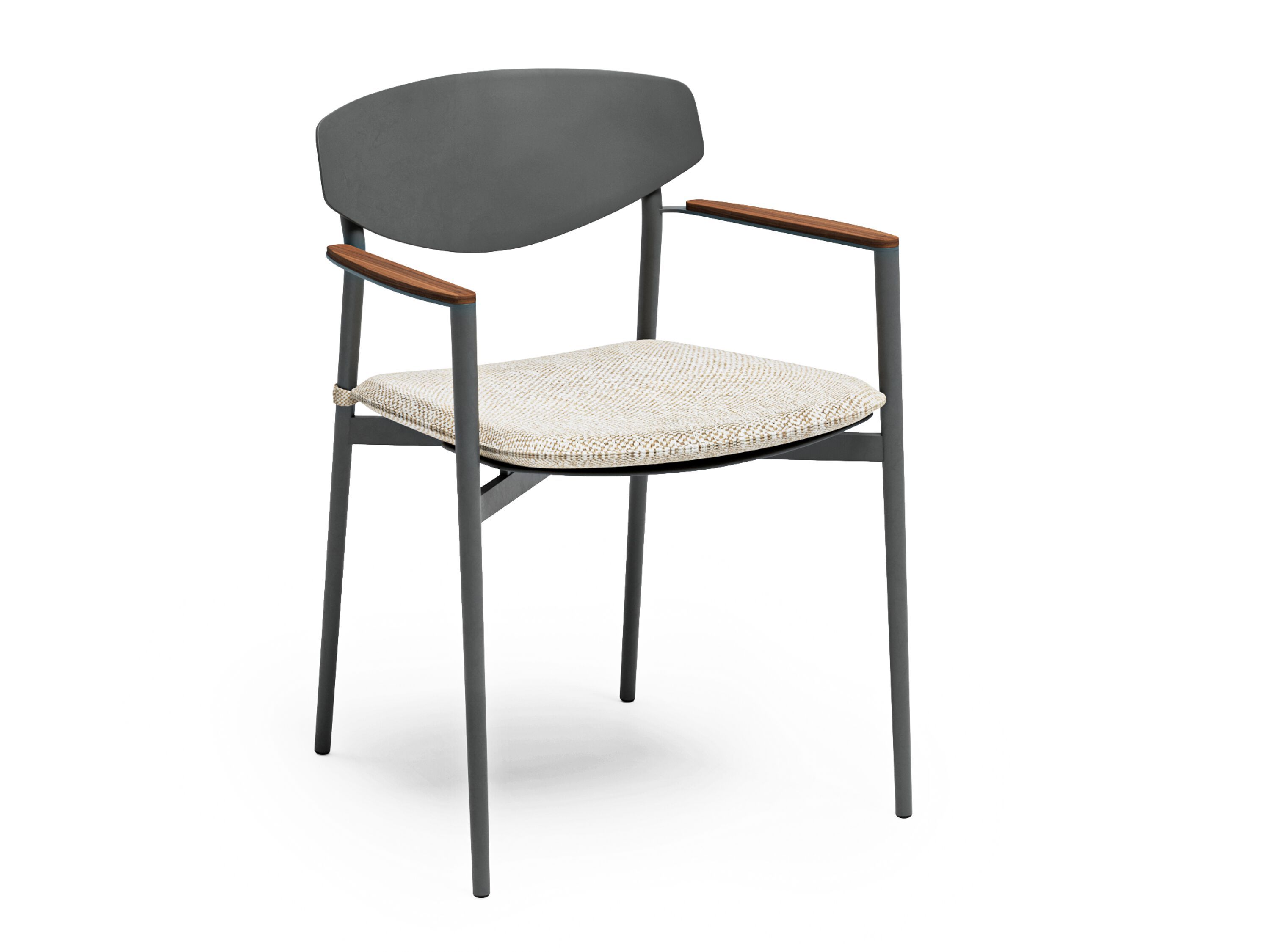 Алюминиевый штабелируемый садовый стул с подлокотниками Atmosphera оригами ARCH-00078253 - Вид №12