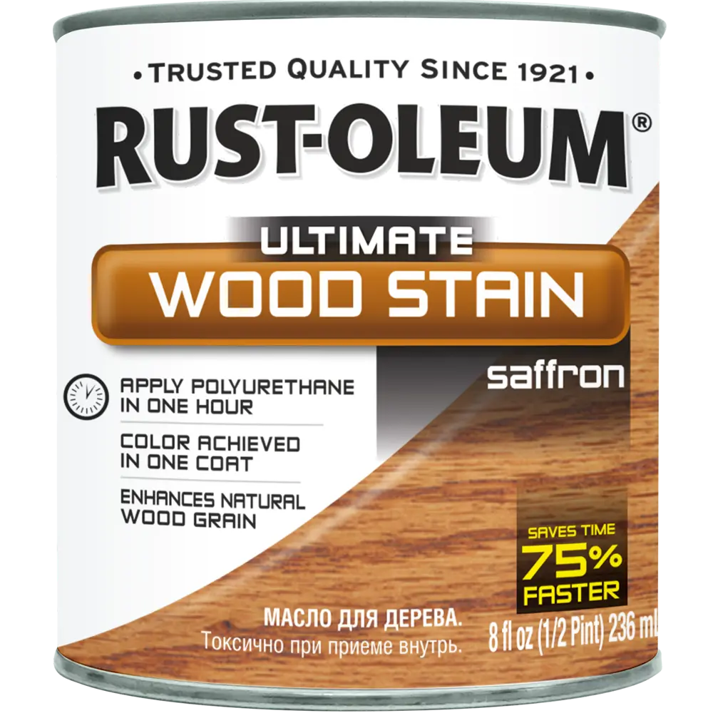 Масло тонирующее Ultimate цвет шафран 0.236 л RUST-OLEUM STLM-2131599 - Вид №1