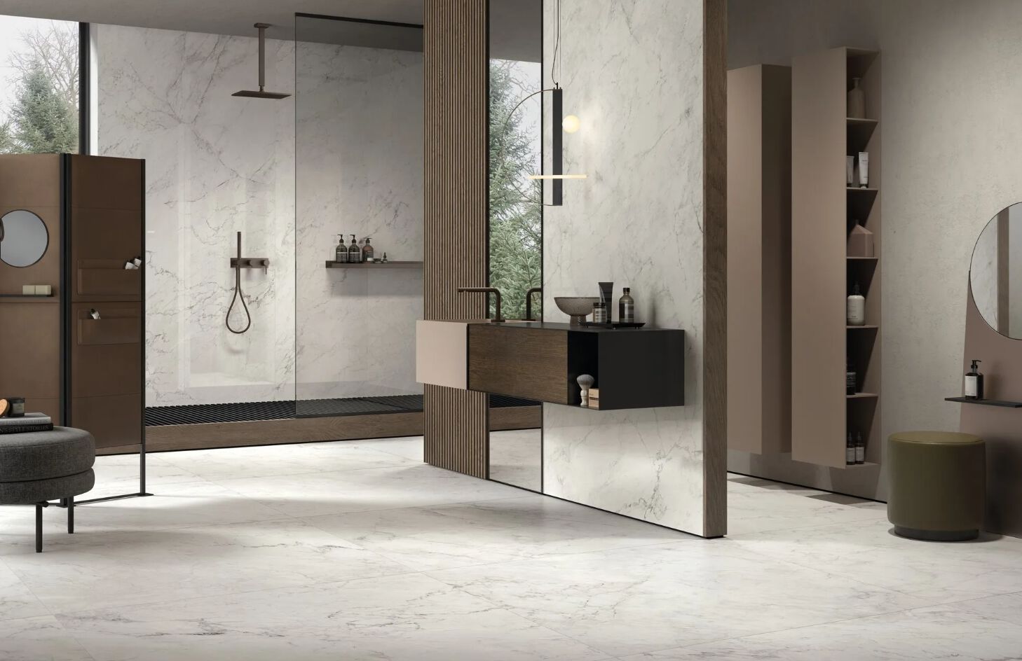 Пол / напольное покрытие из керамогранита с мраморным эффектом LaFaenza AESTHETICA ARCH-00073594 - Вид №39