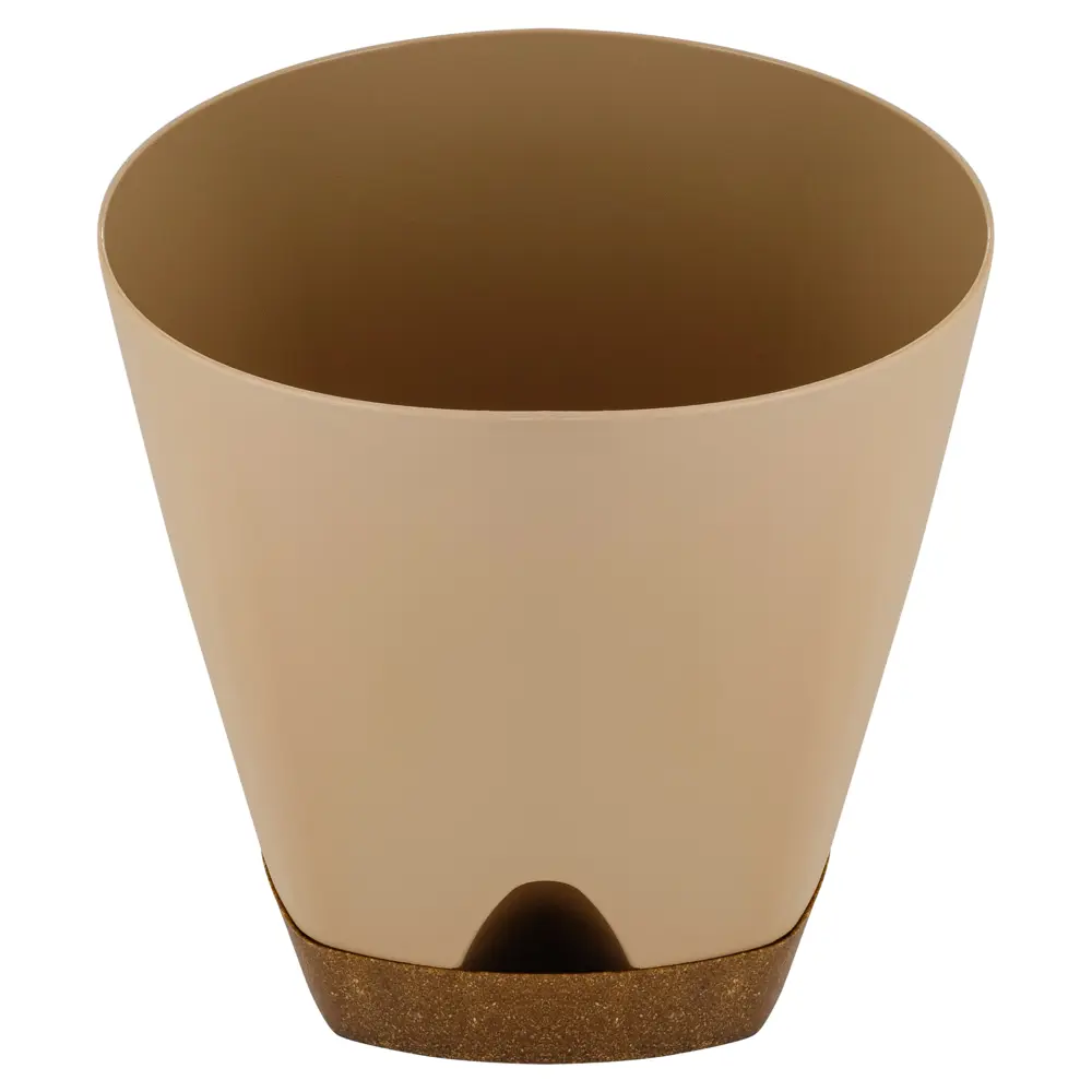 Горшок для цветов INGREEN Wood 8 л коричневый круглый 89416391 STLM-1577882 - Вид №1