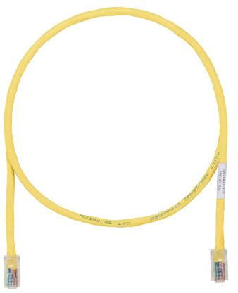 UTPCH1MYLY Copper patch cord, category 5e, yellow u Panduit Santreyd 