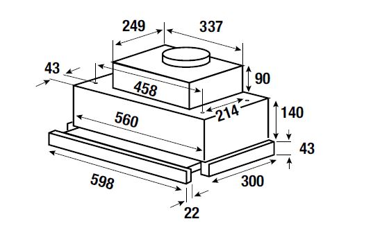 9255984 Вытяжка телескопическая Kuppersbusch DEF 6800.0 E серебристый/серебристый STDN-0031333 - Вид №8
