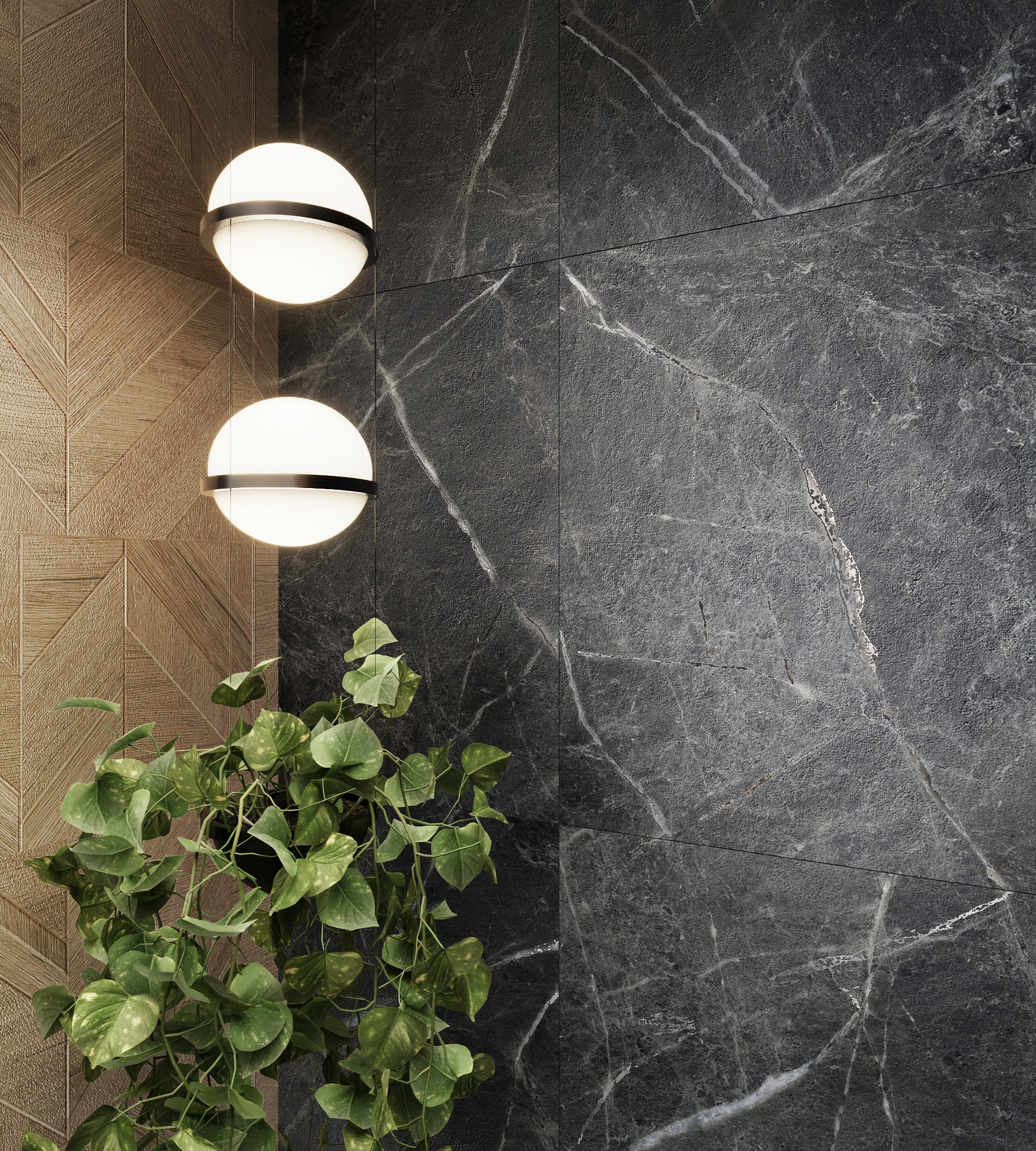 Керамогранит CASSERO NERO 60х120 Arcadia Ceramica CR4017-A - Вид №2