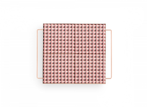 100554 Поднос квадратный Pink 30x30 GAN Mix & Match