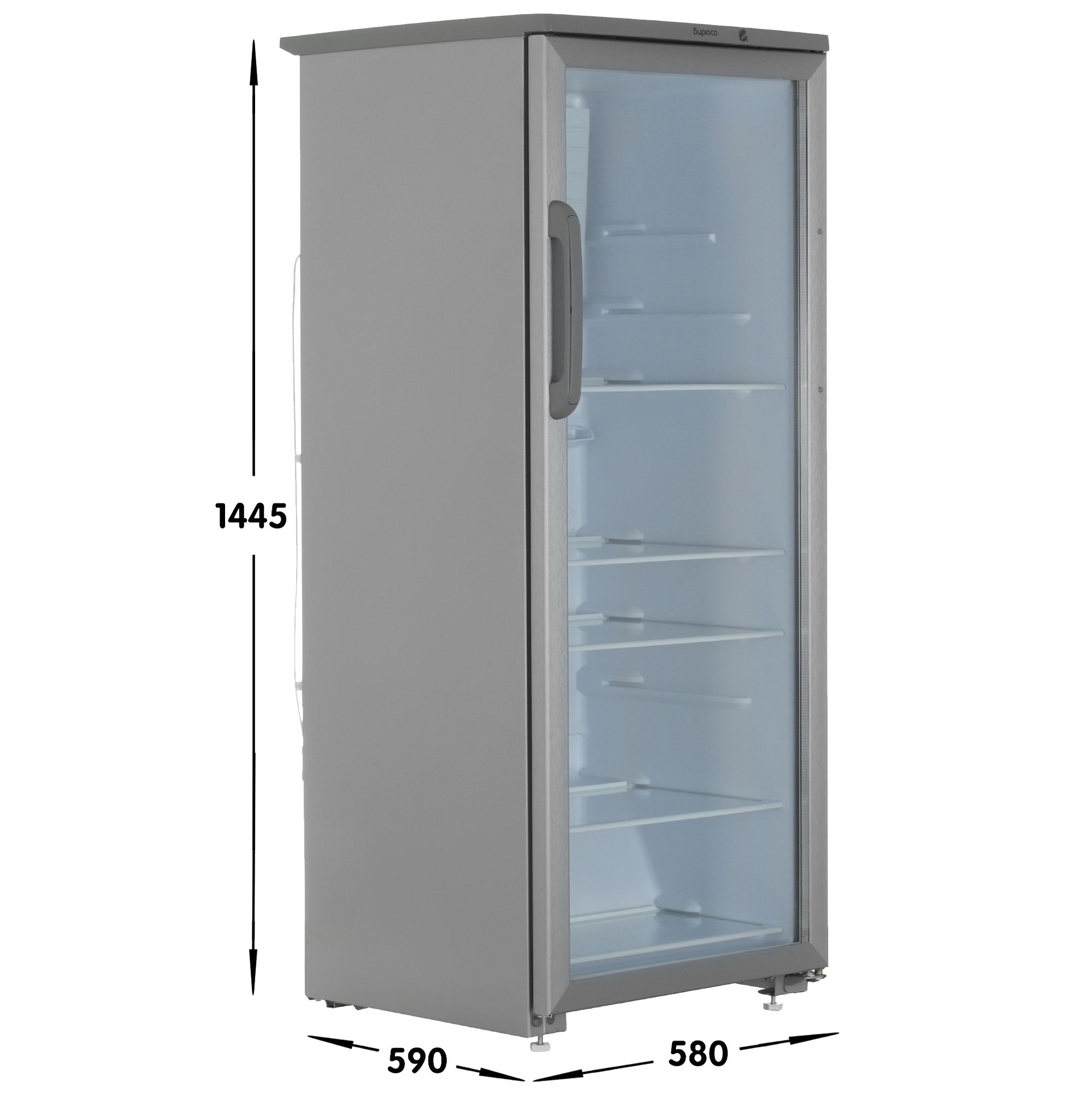 9901159 Холодильная витрина   Бирюса B-M290 серебристый STDN-0125551 - Вид №6