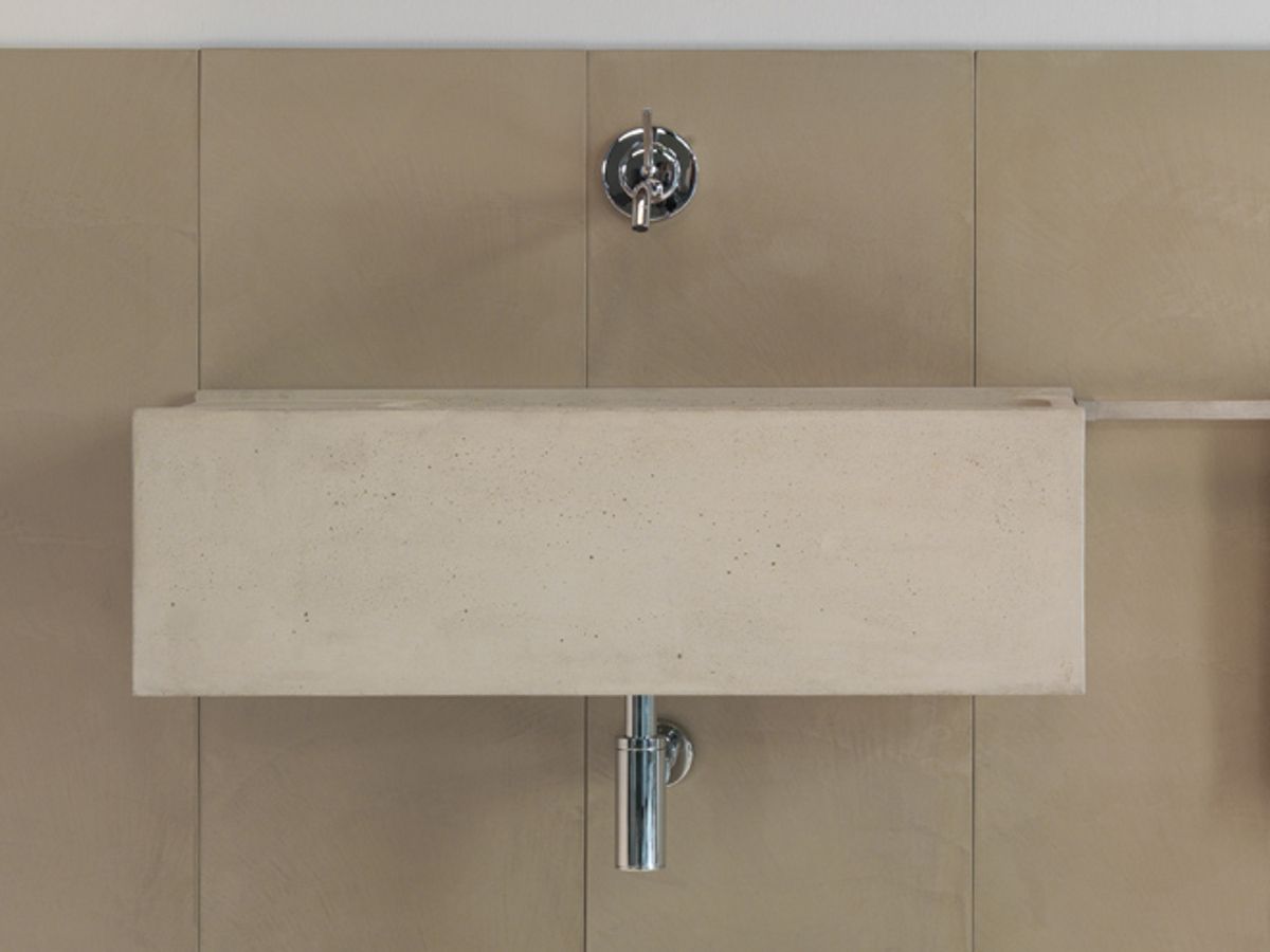 Прямоугольная бетонная подвесная раковина Moab Elledue ARCH-00132011 - Вид №5