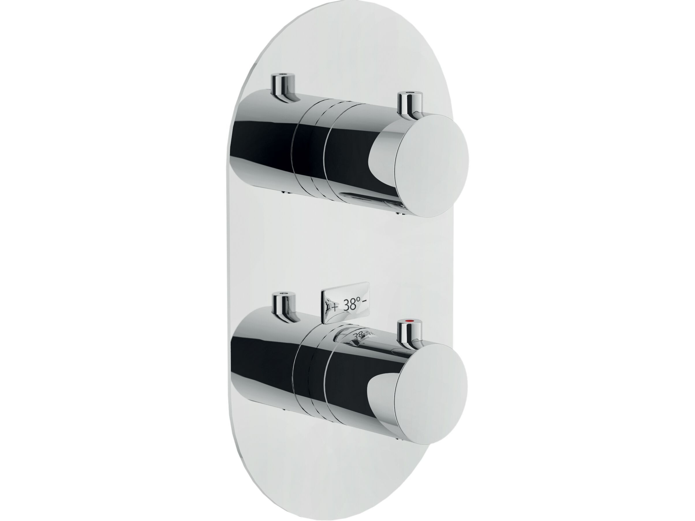 Термостатический смеситель для душа с 2 отверстиями Nobili Velis ARCH-00131233